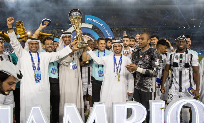 بقيادة عموتة.. الجزيرة الإماراتي يتوج بطلا لكأس الرابطة