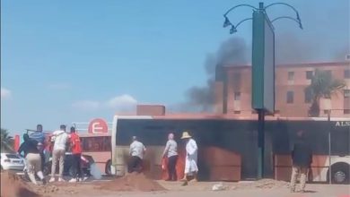 اندلاع حريق بحافلة “ألزا” متهالكة بمراكش