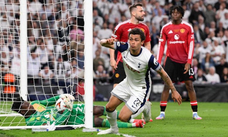 توتنهام يفوز على مانشستر يونايتد ويتوج بلقب الدوري الأوروبي
