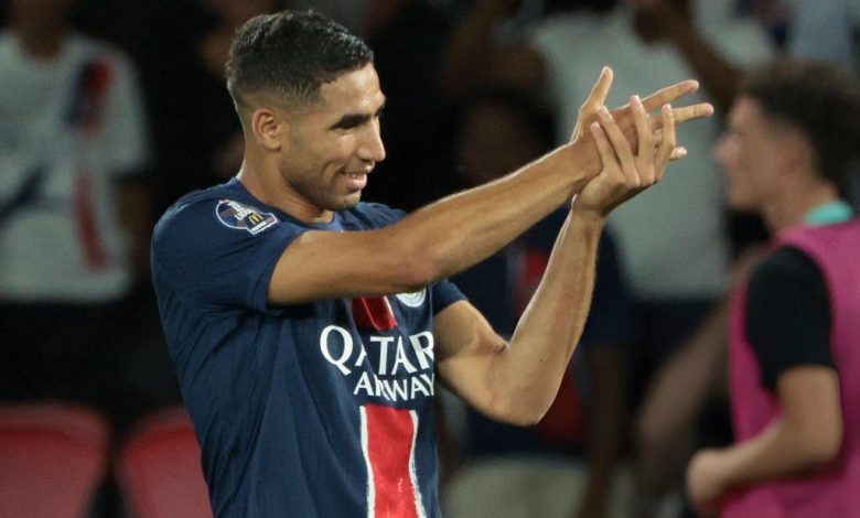 حكيمي يواصل تألقه ويسجل بطريقة رائعة أمام أرسنال في دوري أبطال أوروبا (فيديو)