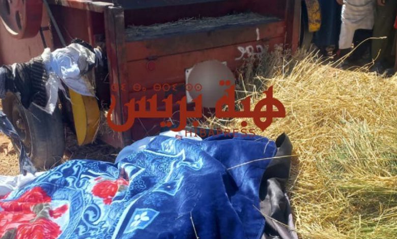 آلة الدراس “كوكوط” تنهي حياة رجل ستيني نواحي البروج