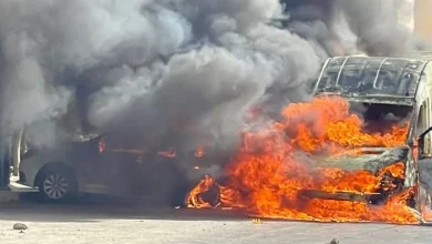 سلا الجديدة.. حريق مهول يلتهم 3 سيارات